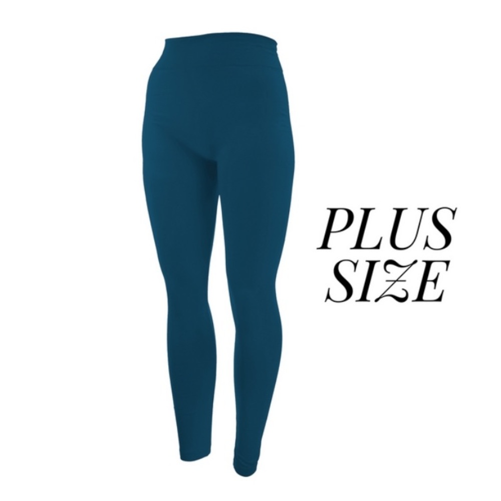 Teal Leggings -Plus Size!